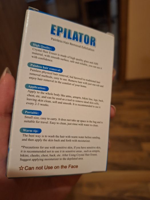 Епилатор камък. .