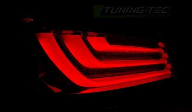 LED стопове BMW E60 5 червени бели хром Лед  Lightbar БМВ Е60 03-07'