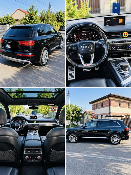 Audi Q7 3.0 TDI Quattro pachet S line/ Panoramic/ Ambientale/ Perne 5 Moduri de condus