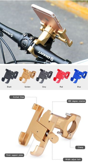 ЗДРАВА 360 метална стойка за телефон мотор скутер колело ел тротинетка