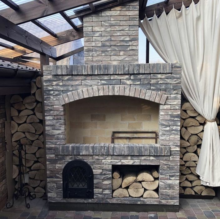 Барбекю комплекс / летние кухни из Лего кирпича. йозги ошхона