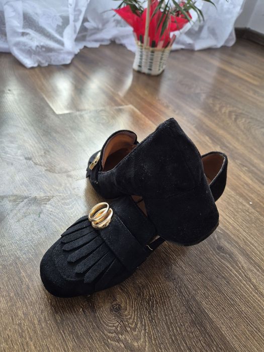 Pantofi comozi cu catarama