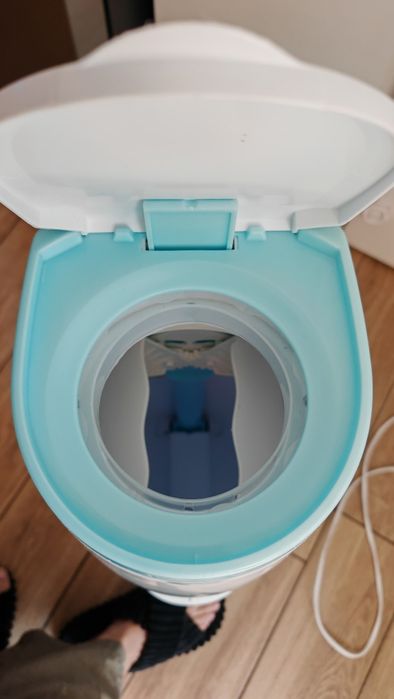 Coș XL de pamperși Angelcare  cu suport pentru saci de gunoi