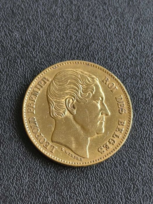 20 Белгийски Франка Леополд I 1865 година