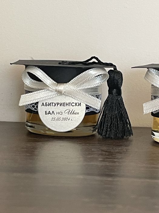 Покани и подаръчета за гости за абитуриентски бал, кръщене, сватба