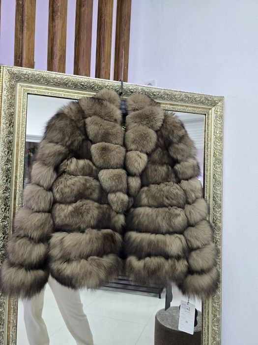 Шуба из песца 50 52р