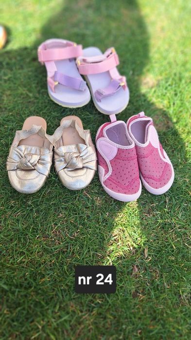 Lot Pantofi tenisi balerini adidasi fetita nr 25 27 26 papuci