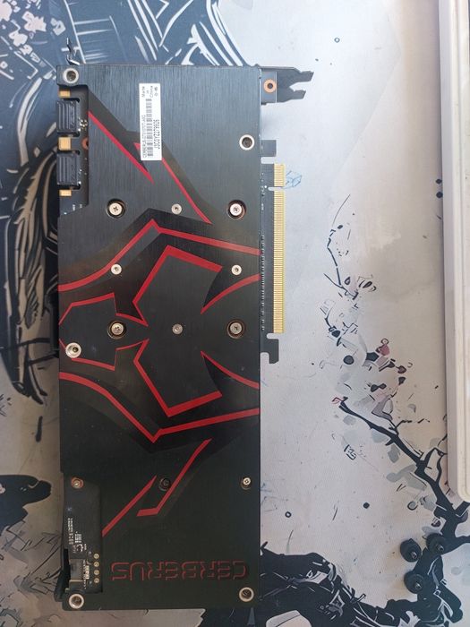 ASUS GTX 1070TI Cerberus 8gb неисправна