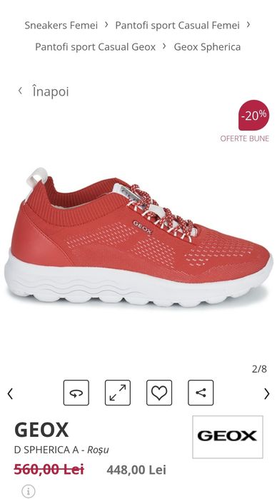 Adidași casual Geox Respira