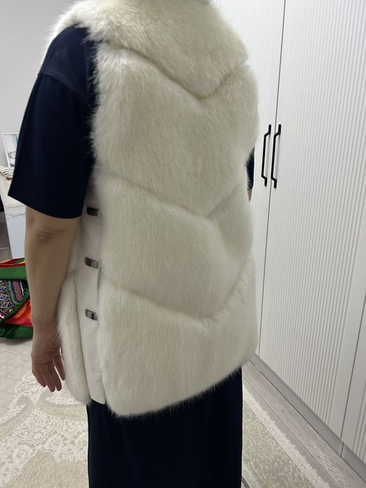 Безрукавка шуба мутон