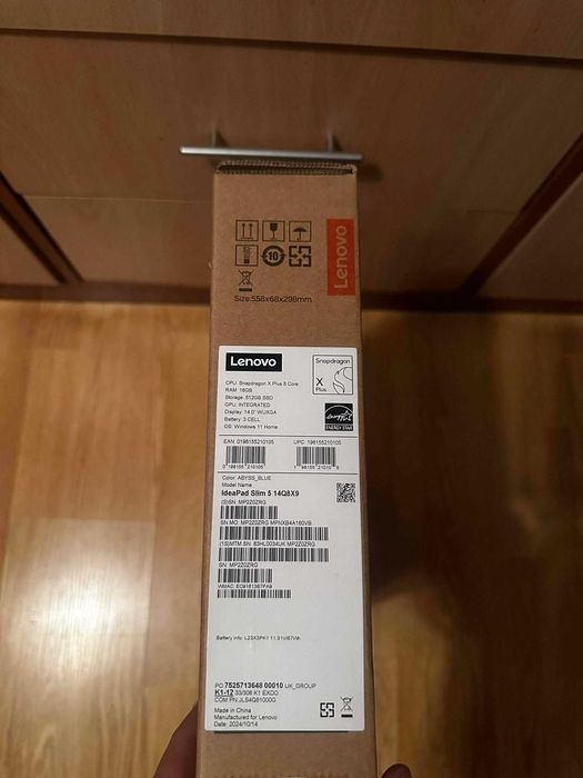 Laptop Lenovo IdeaPad Slim Snapdragon X Plus 16GB 512Gb 14" - Sigilat