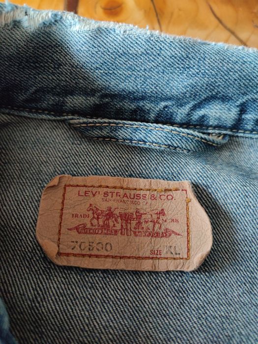 Мъжко оригинално Levi's дънково яке винтидж колекционерско деним  Хл
