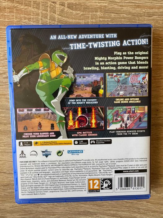 Power Rangers beat em up за PlayStation 5