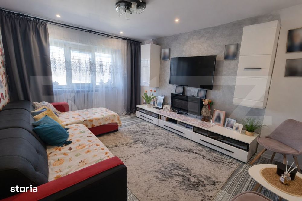 Apartament 3 camere, 62.40 mp, zona Pacurari-Bulevard — fotografia 1