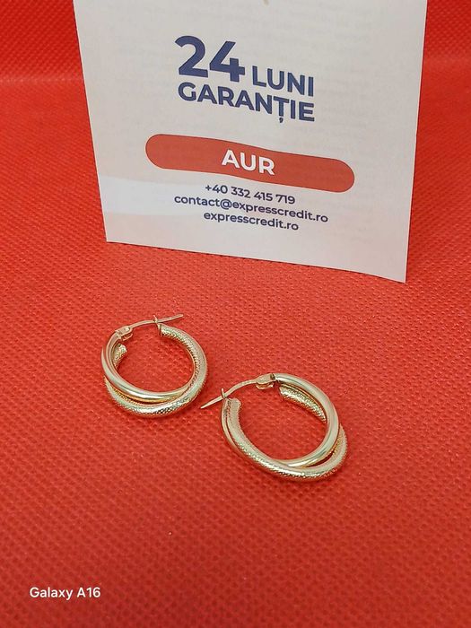 (AG46) Cercei aur 14K B.3792