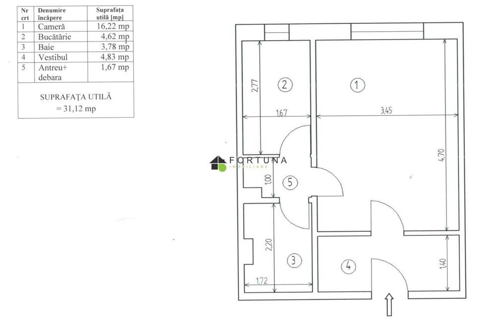 Garsoniera Bartolomeu