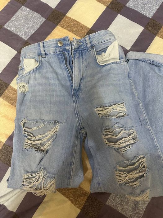 Женские джинсы рванки