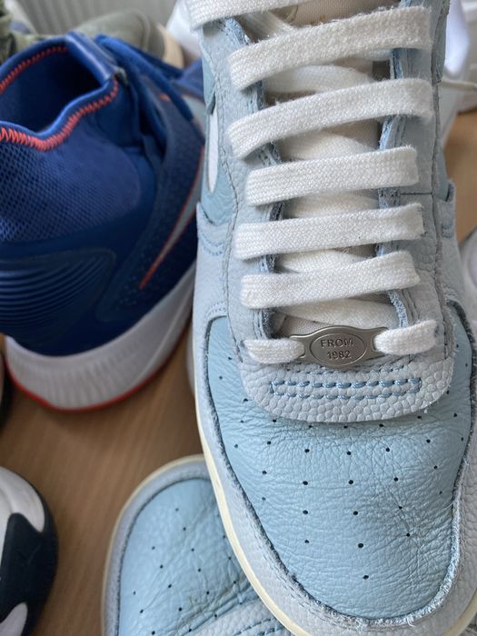 Ghete Nike  Air Bleo cu alb