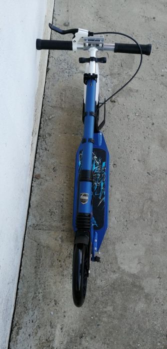 Trotineta/pliabila/DISC/suspensie dublă/frână duală/aluminiu/max:100 kg