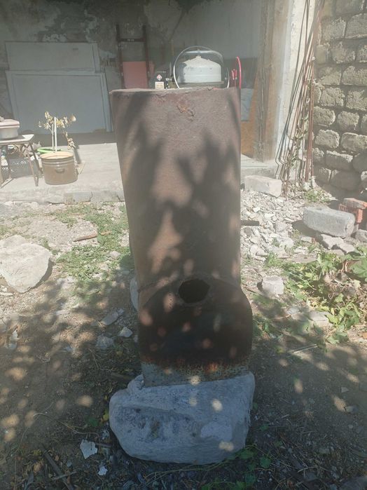 Печь для бани труба толщиной 8мм.