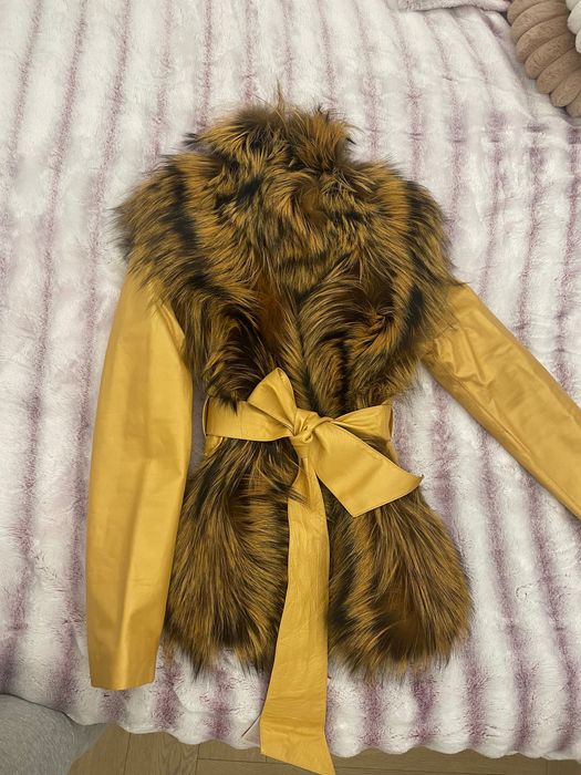 Кожено яке с лисица