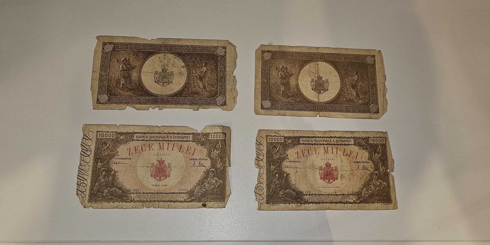 Bancnote România 1941–1948 | 1000, 2000, 5000, 10000 & 1.000.000 Lei