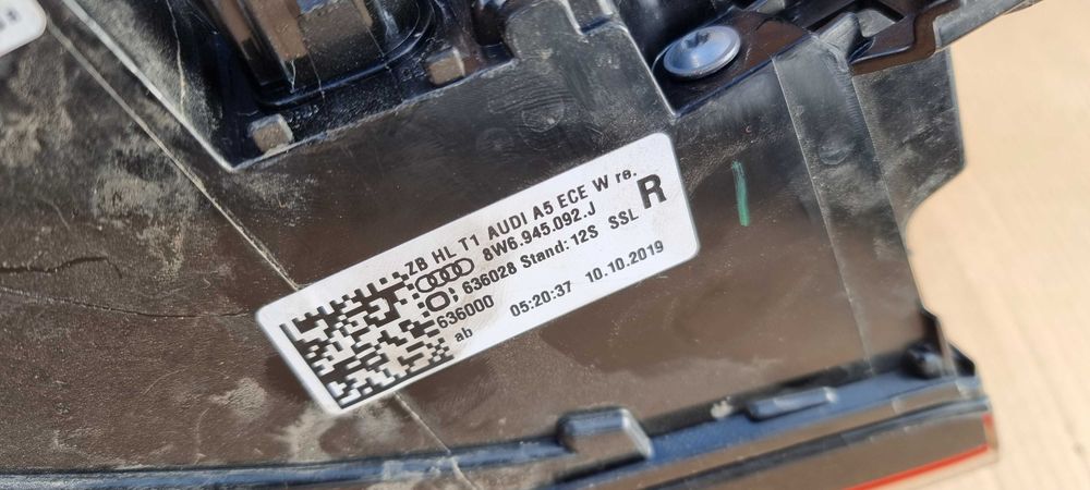 Stop dreapta Full Led Matrix Audi A5 8W6 S5 RS5 Sportback