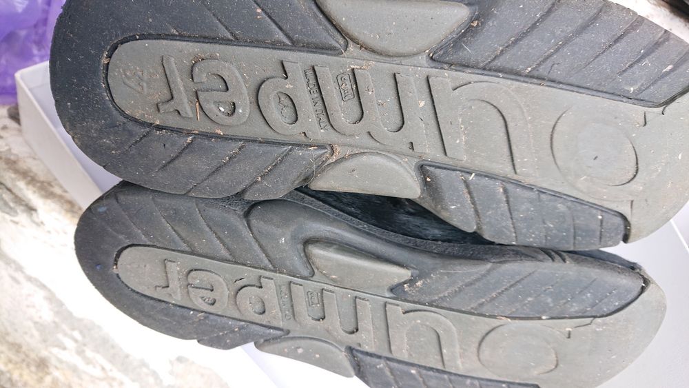 Ghete/cizme Bumper 37 piele naturală și blană de ponei pentru iarnă