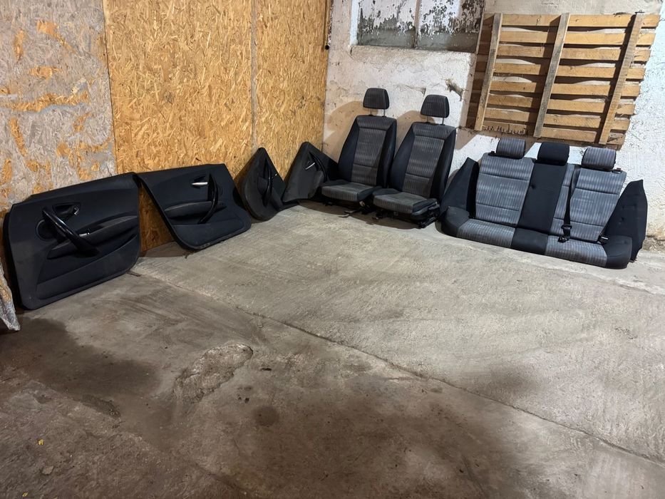 Interior scaune semi piele bmw seria 1 e87