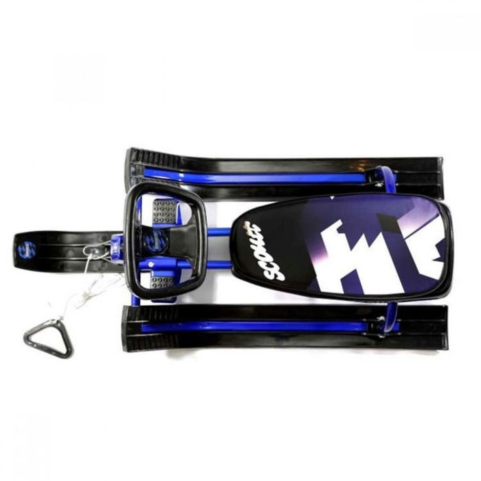 Зимна шейна с кормило, предни и задни ски и метална спирачка