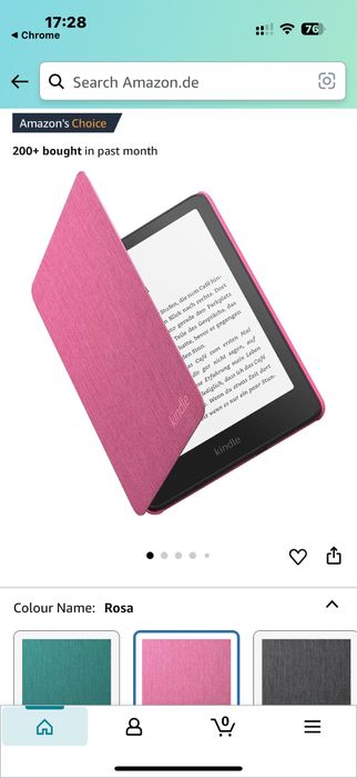 Husa originala amazon kindle paperwhite gen 12 / colorsoft sigilata