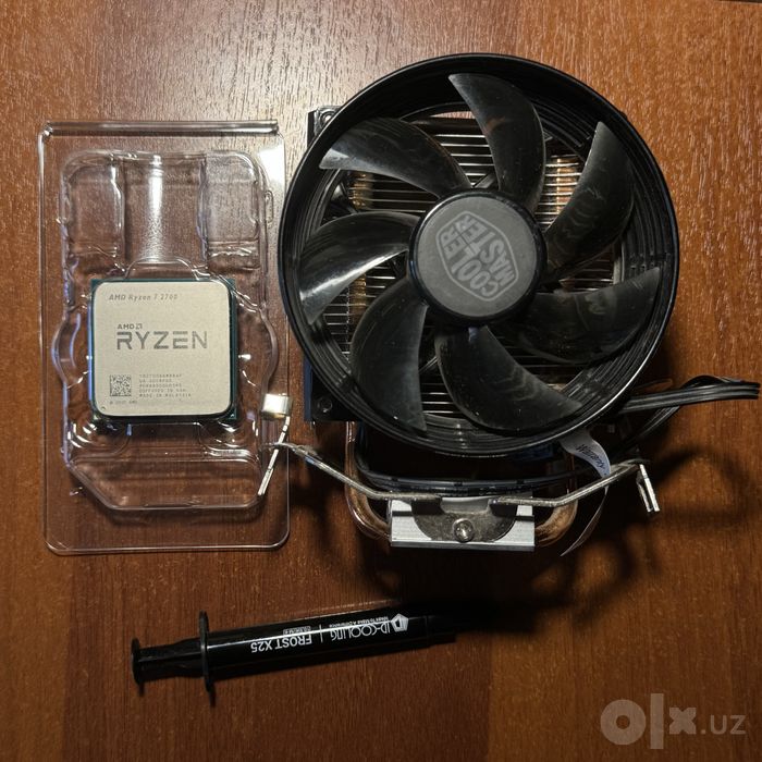 Ryzen 7 2700 + Cooler Master + термопаста