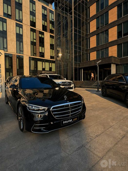 Mercedes-Benz S-Class W223 haydovchi bilan | To'y | Kortej | Aeroport