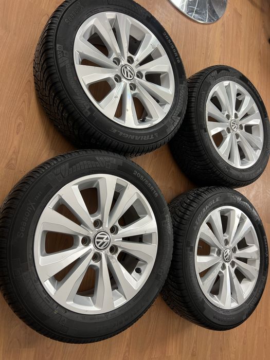 Set Jante Iarna M+S VW Golf 7 6 5 Touran Octavia 205 55 16 7.5mm 2024