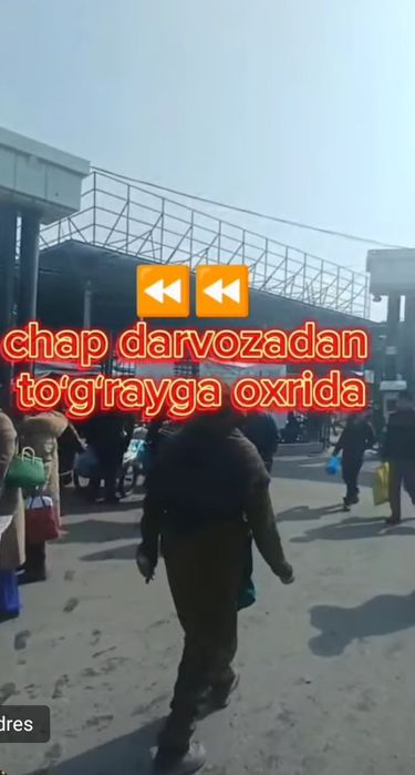 SIYOB bozori ichida doʻkon ijaraga beriladi
