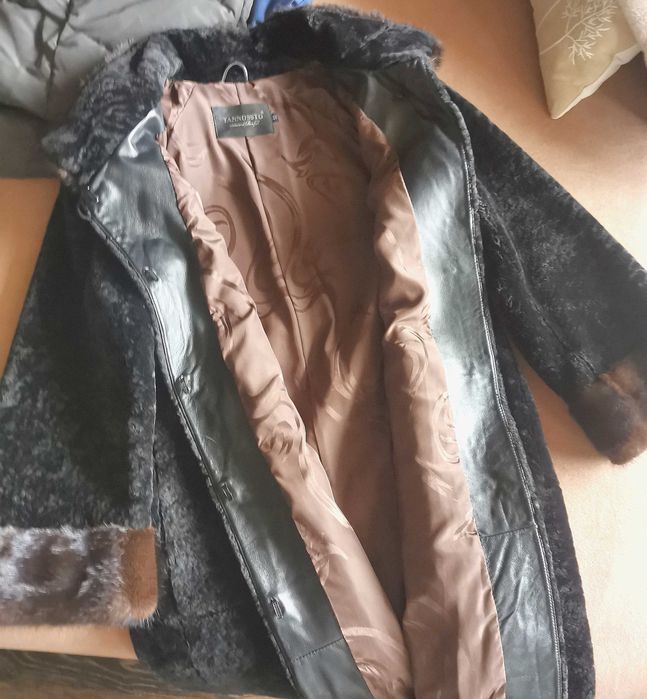 Шубка мутоновая длина миди