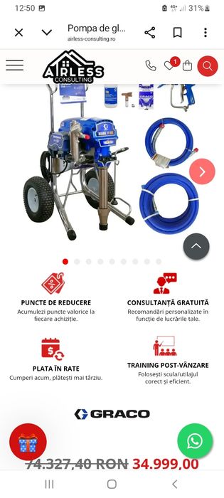 Pompa  glet ,  Graco, MARK VII MAX Standard