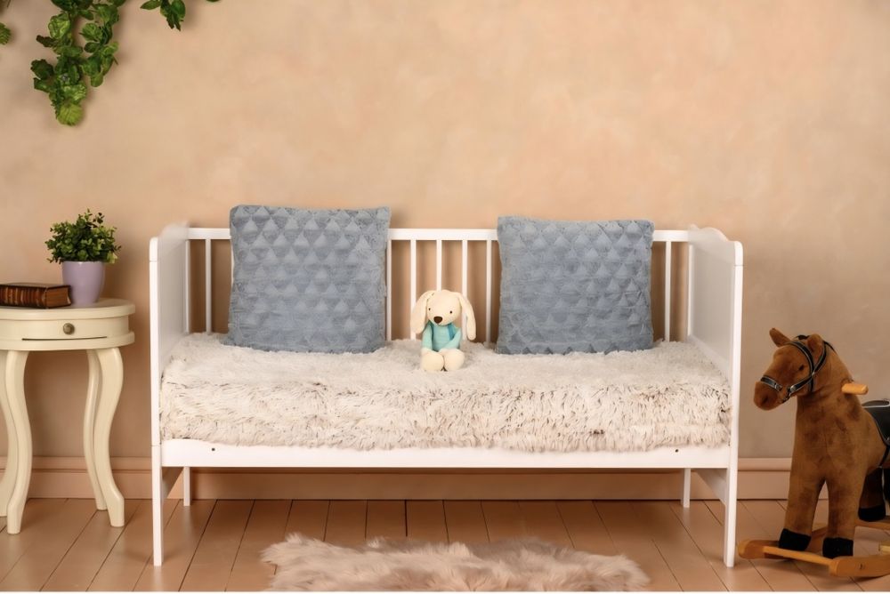 Pătuț din lemn bebe, transformabil