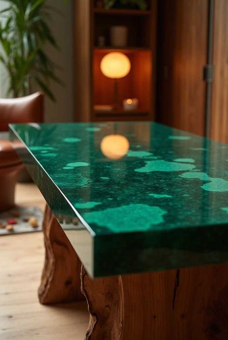 Нетоксична епоксидна смола с ефект на стъкло GLASS DESIGN RESIN