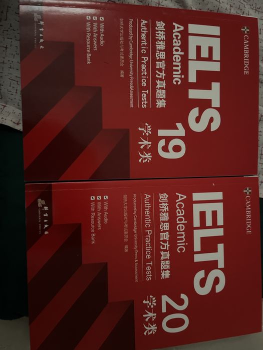 Ielts книги Cambridge 19,20