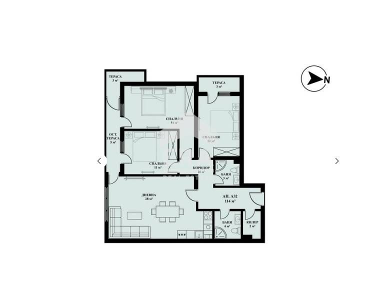 Продава се Многостаен апартамент в София, Люлин 5 - 135 кв.м за 920 €/кв.м - Снимка #1