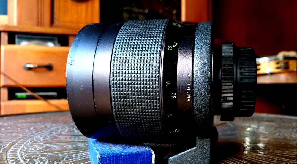 Obiectiv foto 600mm f:8 catadioptric Vivitar serie I