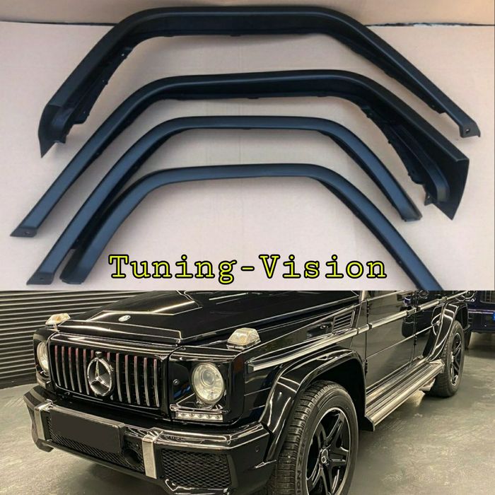 Раздувки на калниците W463 G63 G65 AMG razduvki kalnicite mercedes