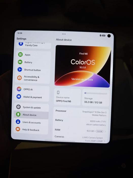 Oppo Find N6 16/512GB като нов
