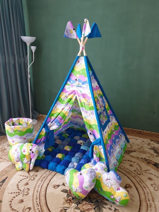 Вигвам из бамбука