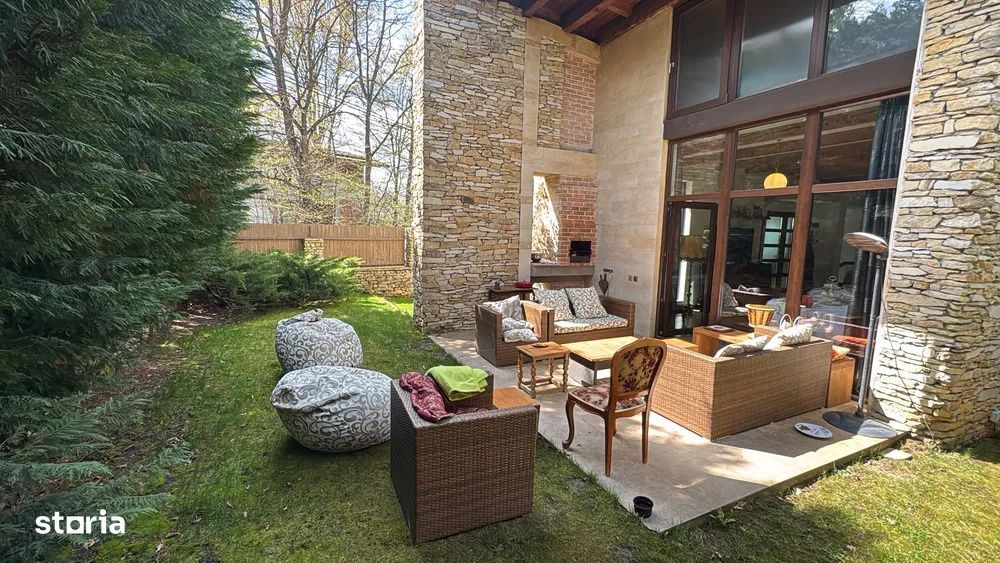 Casa individuala cu 3 camere, 100 mp, 440 mp teren, zona barbeque,  Fa