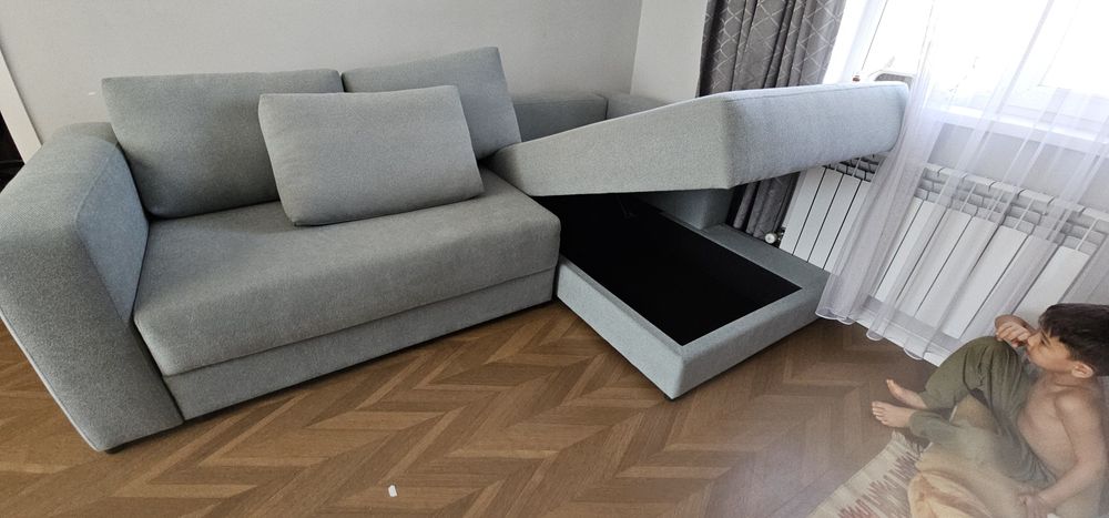 Диван угловой (каркас дерево)