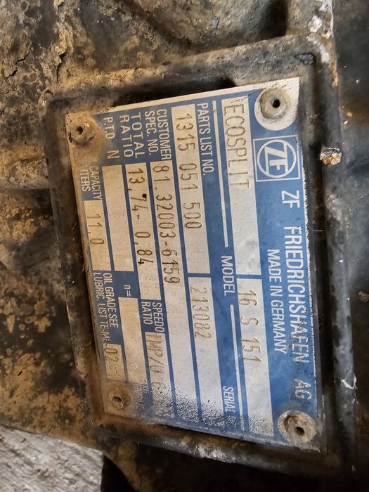cutii de viteza Zf /lmotor Man 260