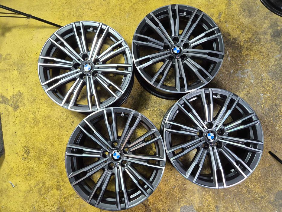 4 Jante Aliaj 5x112 17'' OEM BMW Seria 3 G20 G21 M-Pack - Seria 1 Seria 2 Seria 4 G BMW X1 X2 IX1 IX2 + Senzori OEM BMW