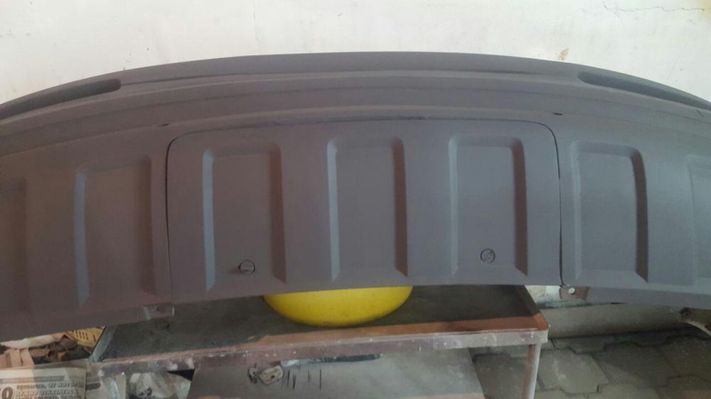 Задний бампер на ауди Q7